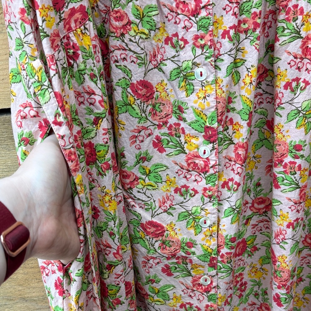 April Cornell Button Down Floral Maxi Dress - Picture 5 of 9